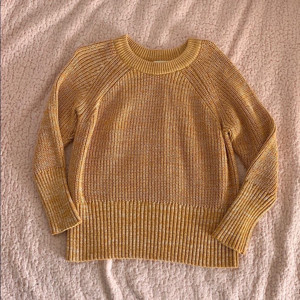 Yellow Knit Sweater